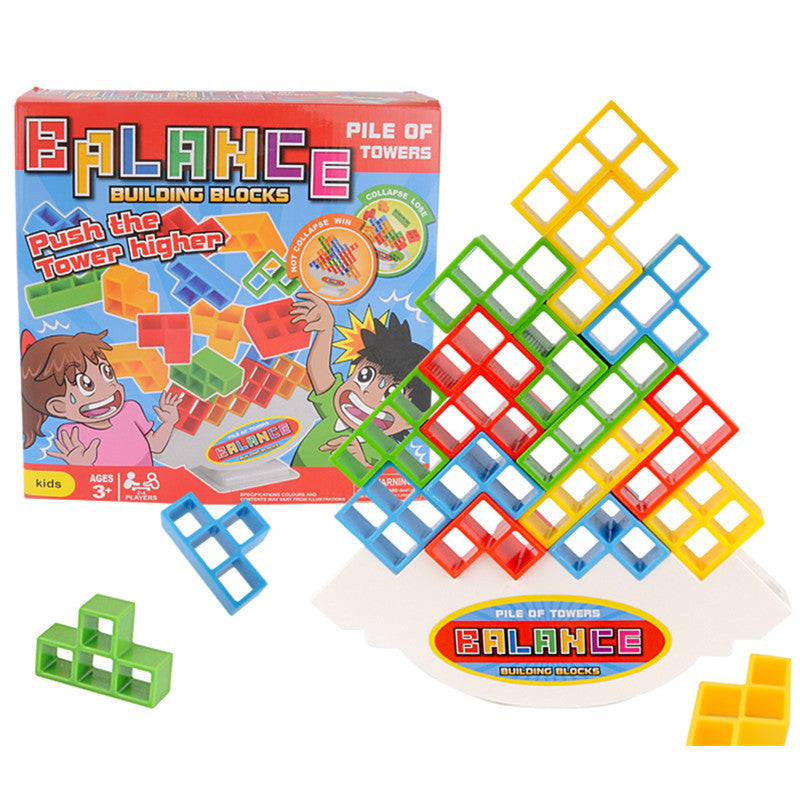 Balance Stacking Board Games Kids Adults Tower Block Toys For Family